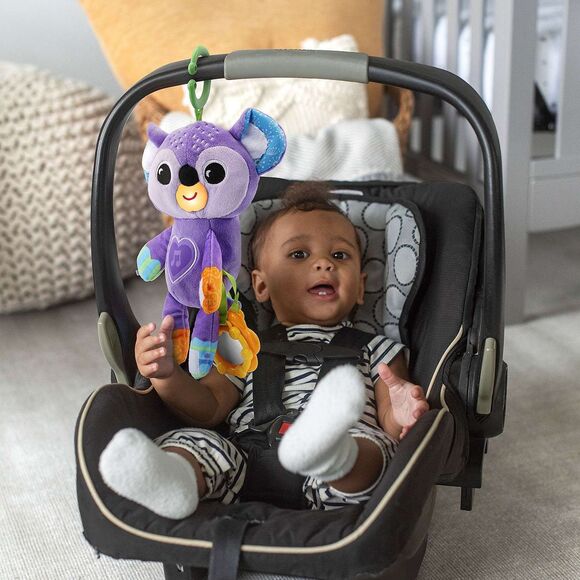 VTech Grab & Go Koala Clip On Stroller Car Toy Audio Visual Plush Infants New - Picture 8 of 8
